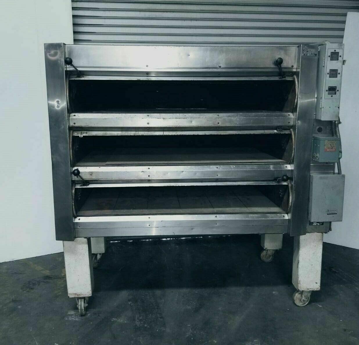 3 Deck Commercial Oven Adam Equipment Model EIB - 33SP