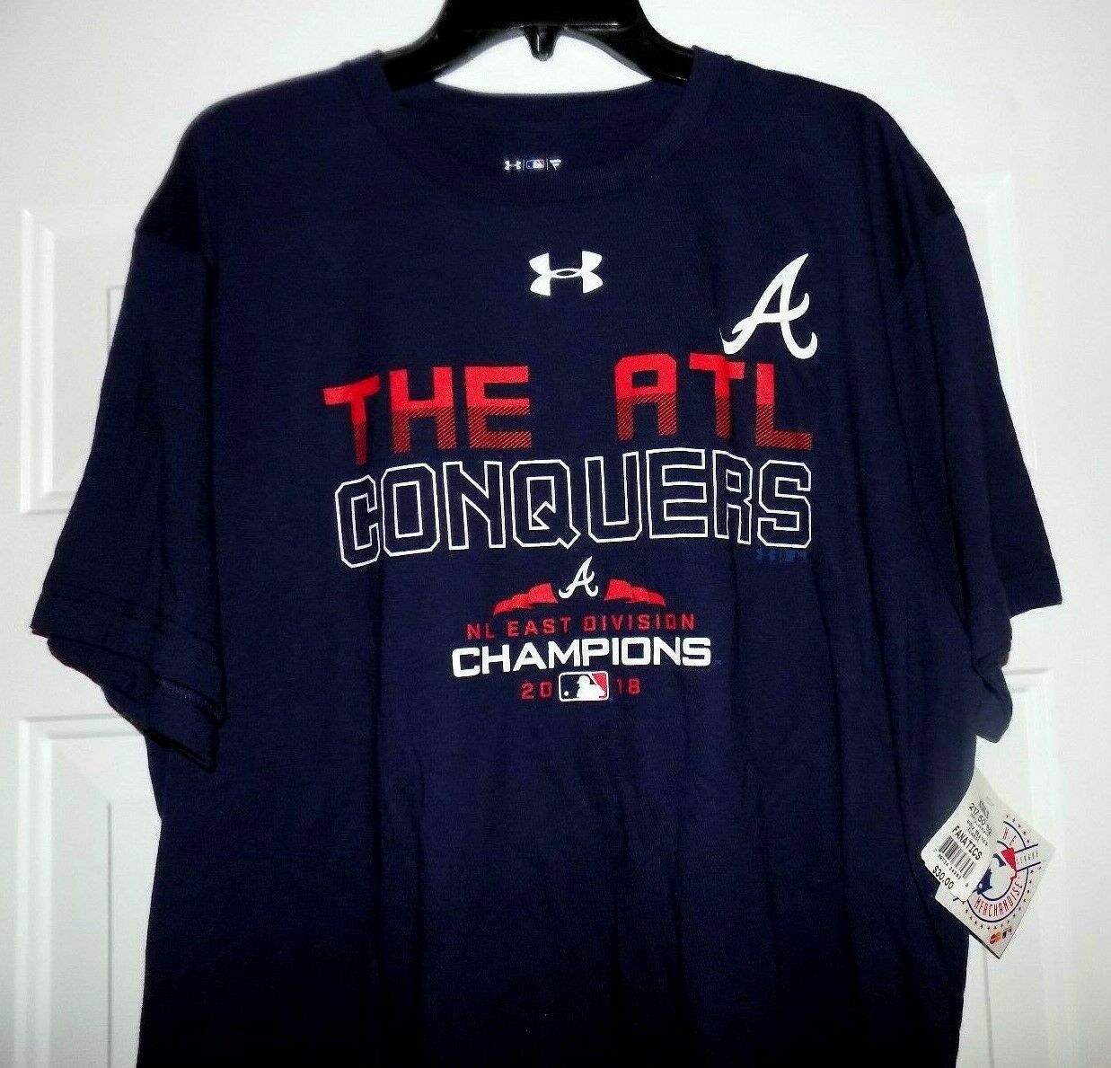 atlanta braves under armour shirt