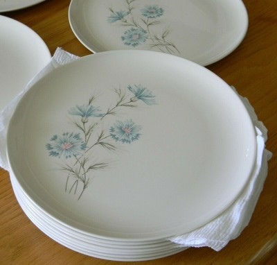 VTG TAYLOR SMITH TAYLORSTONE CATHAY 10.5/" DINNER PLATE ATOMIC STARBURST /'64 chip