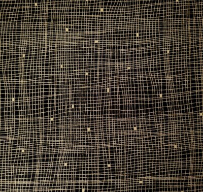''Sparkle Suede'' 100% Woven Cotton BTY P&B Textiles Black Blender Metallic Gold