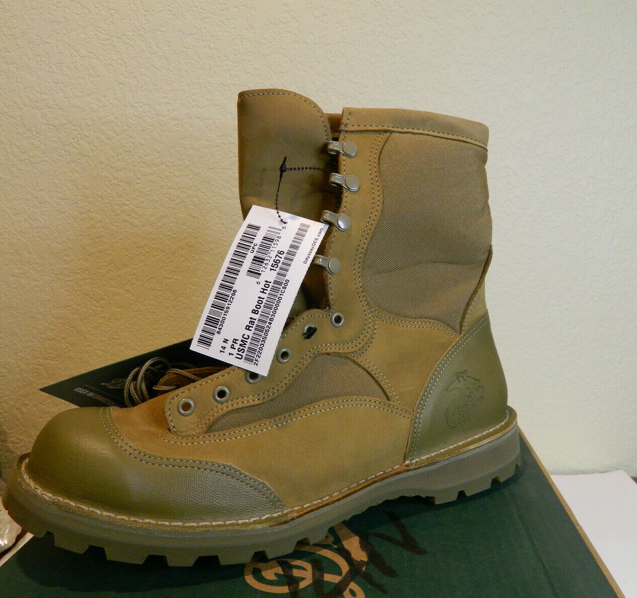 ダナー　USMC HOTウェザーブーツ　7 1/2 EE Danner - Marine Expeditionary Boot Mojave Hot