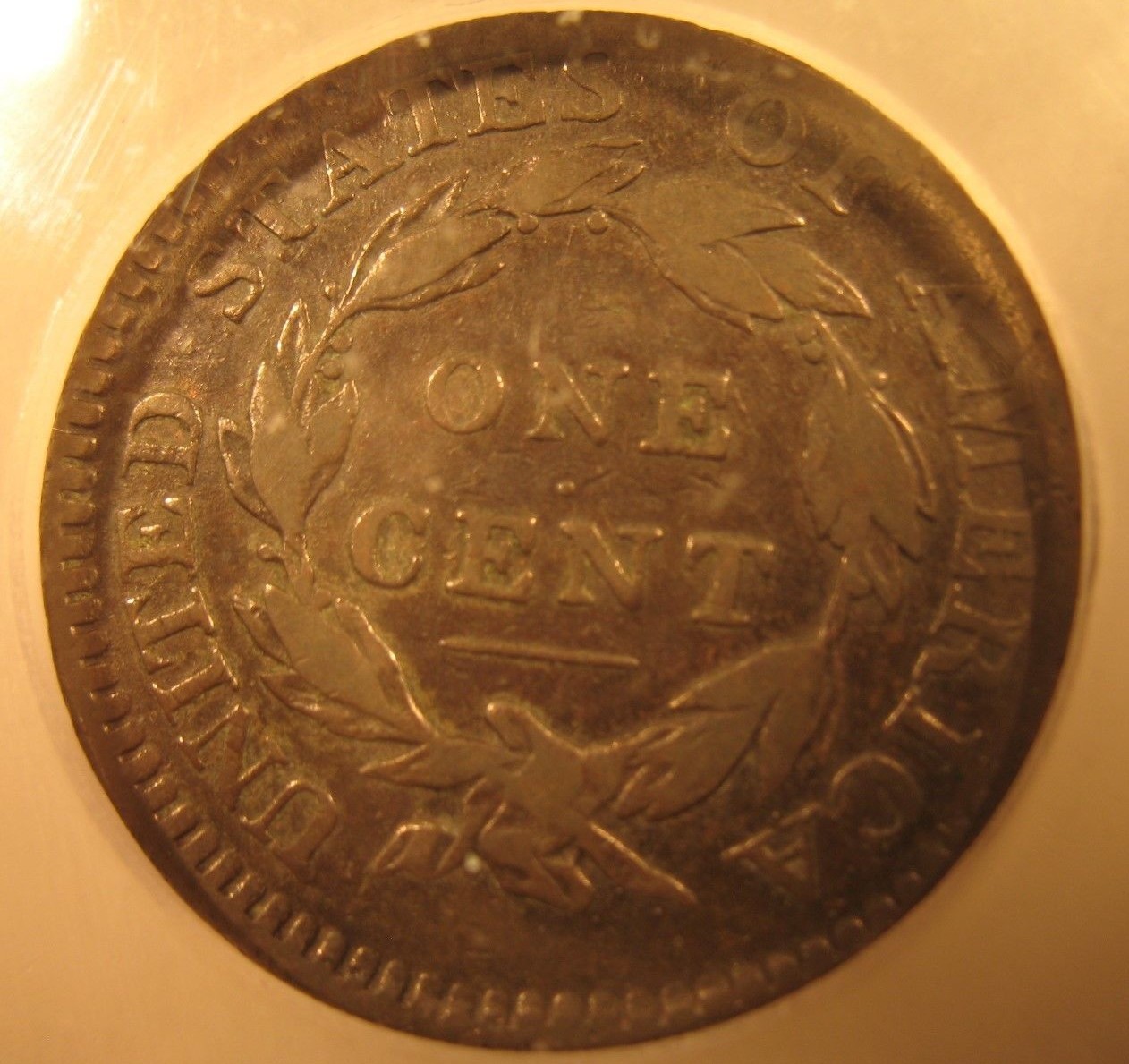 1814 Coronet Head Crosslet 4 Large Cent - ICG - VF - Cleaned