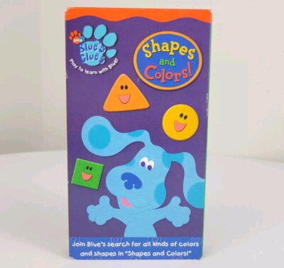 Blues Clues - Shapes and Colors (VHS, 2003) Nick Jr