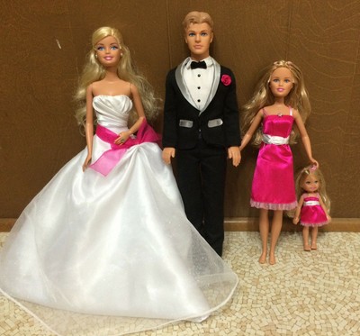wedding party barbie