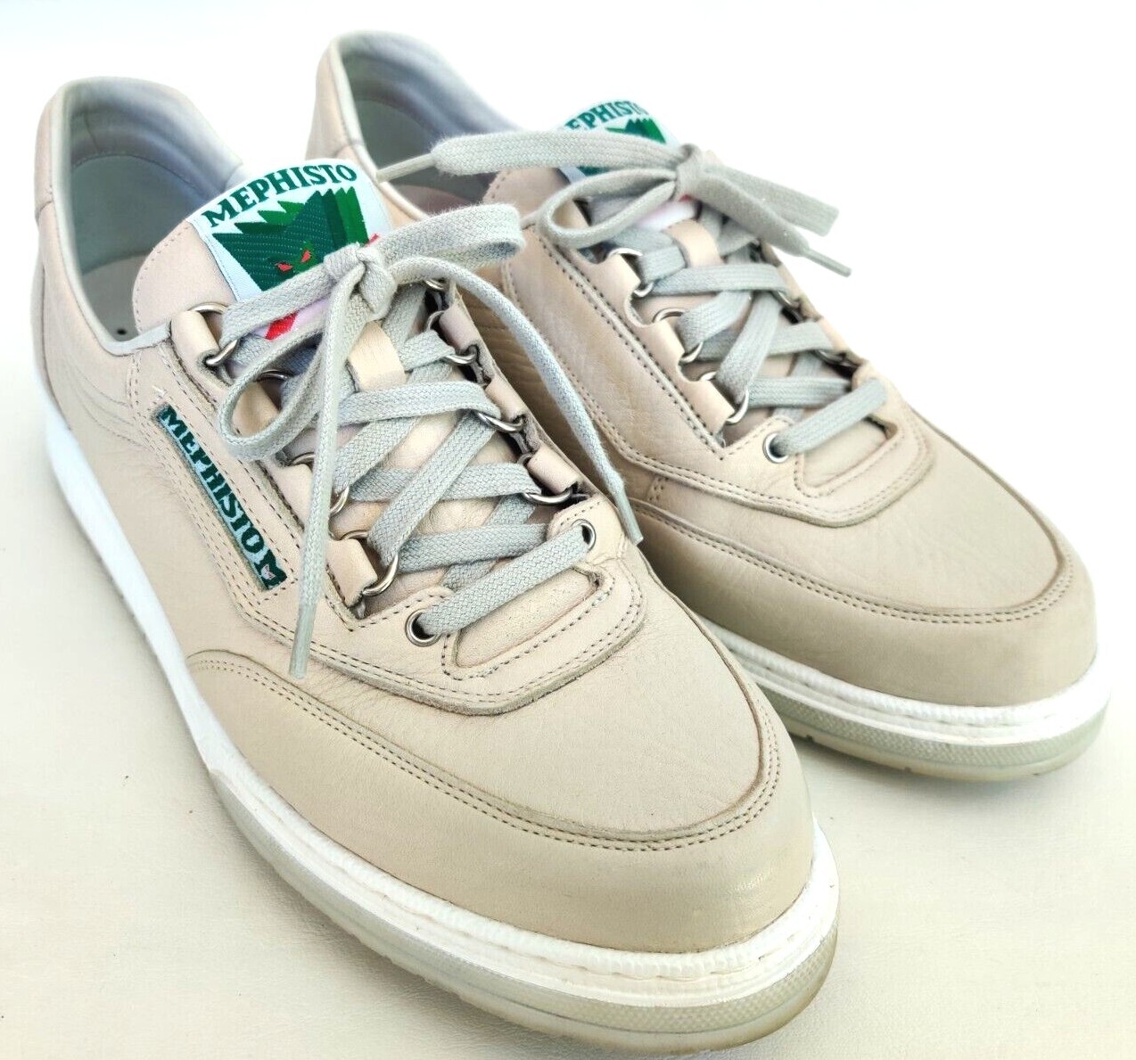MEPHISTO MATCH women 26.5-27cm メフィスト Mephisto Match Runoff Womens Size 10 Cream Walking Comfort
