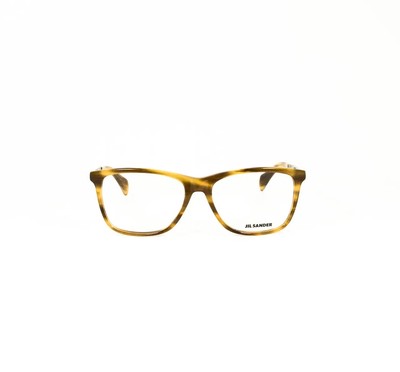 Jil Sander JS2732 282 Eyeglasses Frame Unisex Brown Wayfarer 53-16-140 mm