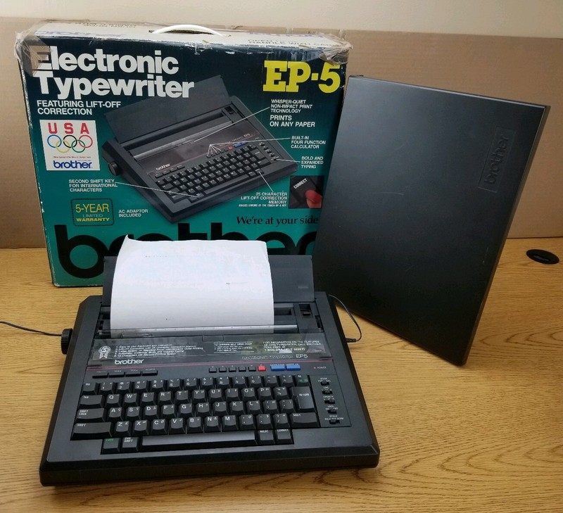 1987 Brother EP5 on the Typewriter Database