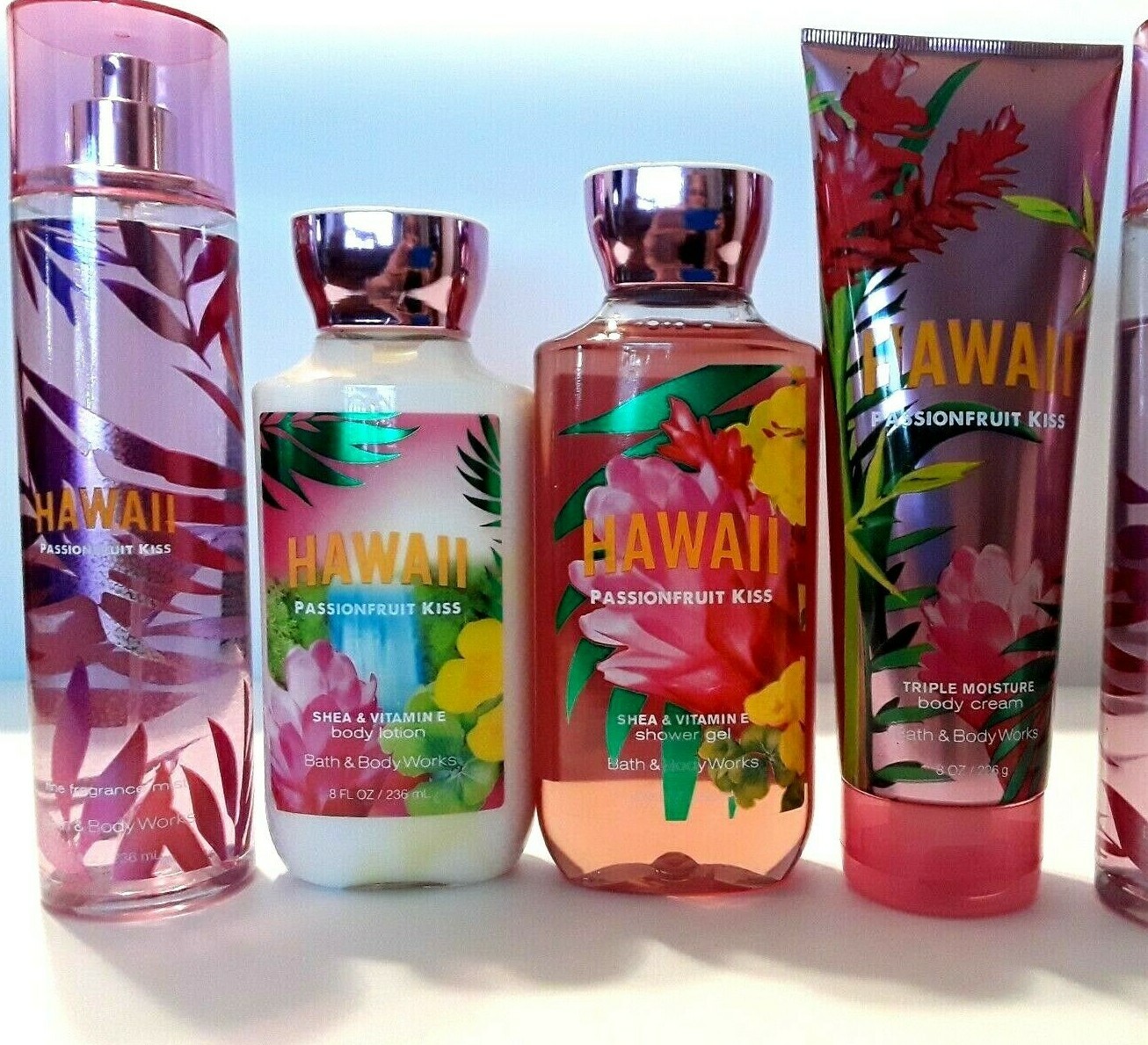 Bath Body Works Hawaii Passionfruit Kiss Lotion Cream Shower