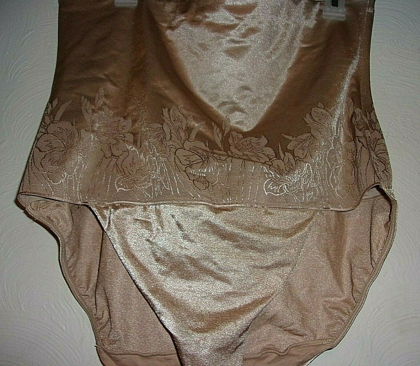 Flexees Women Bodyshaper Brief Patterned Tan Size 4XL