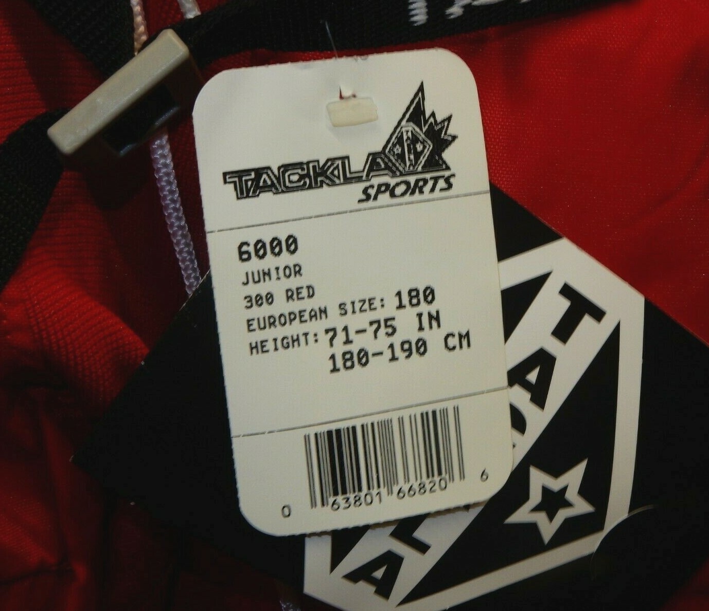 TACKLA 6000 KEEPER JR 300 RED HOCKEY PANTS 71-75