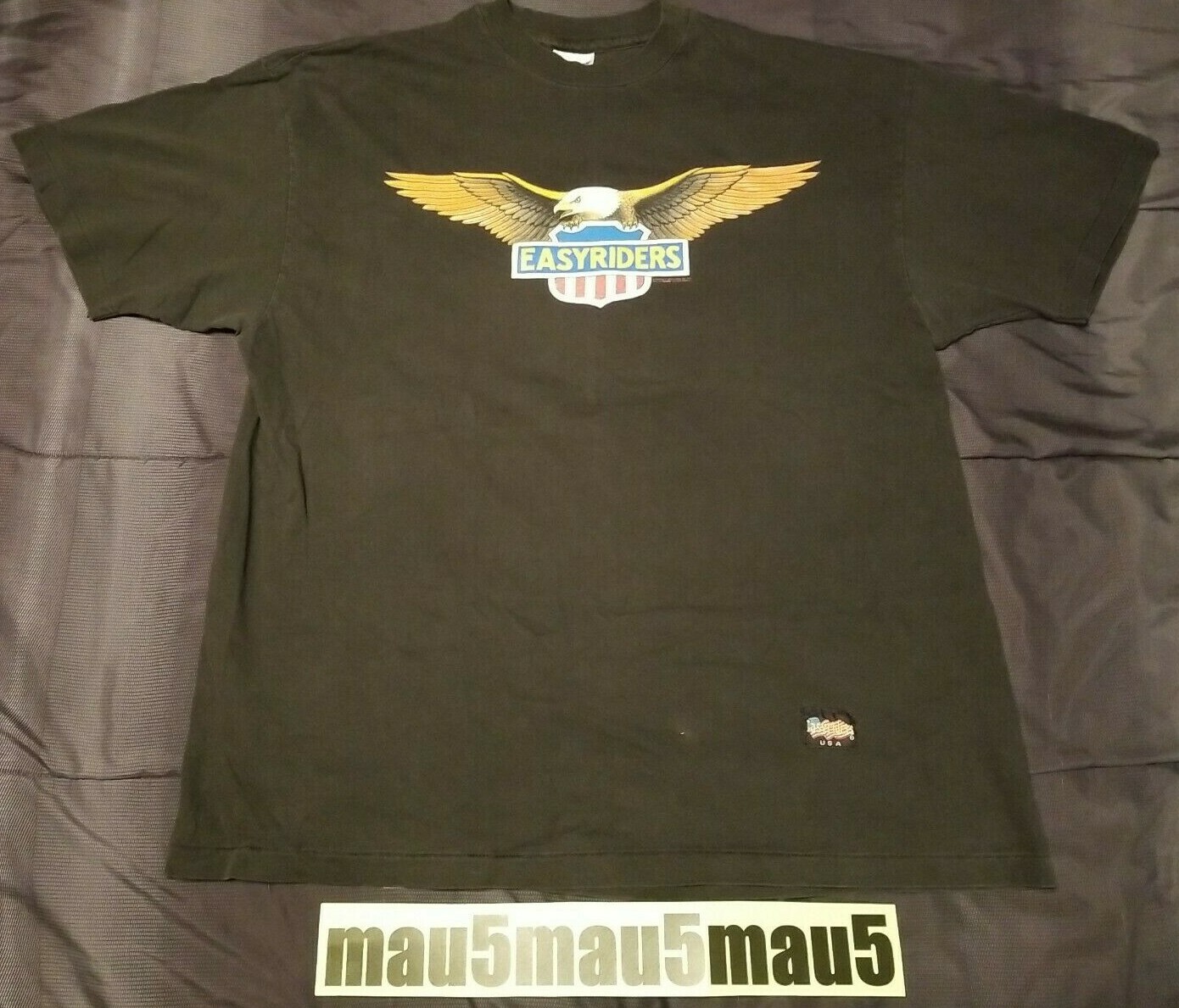 トップス 90s hanes beefy-t easyriders Vintage 90s Easyriders Harley Davidson Sz XL Biker Hanes