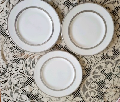 4 Wedgwood Vera Wang Notions Dinner Plates ENGLAND New