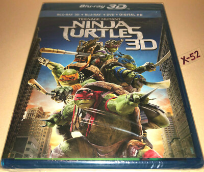 Teenage Mutant Ninja Turtles TMNT 1 movie blu ray 3D DVD