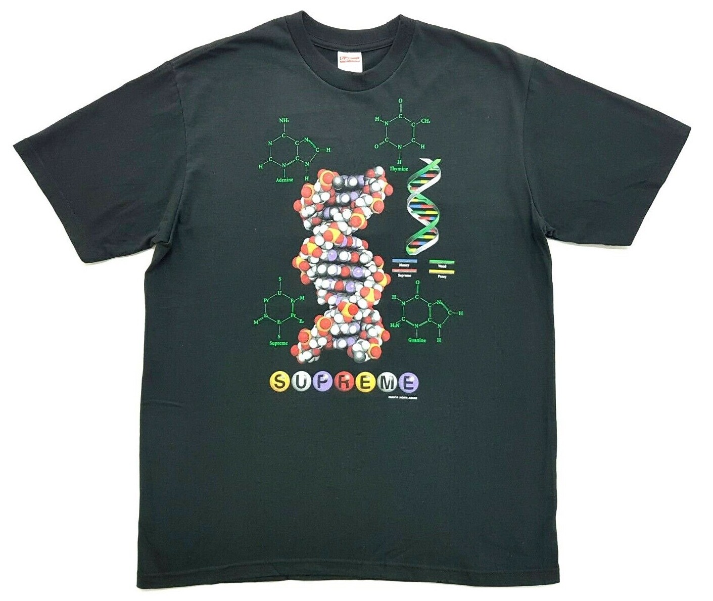 Supreme DNA Tee Black Size Medium T-Shirt FW17 | eBay Supreme DNA Tee Black Size Medium T-Shirt FW17 | eBay