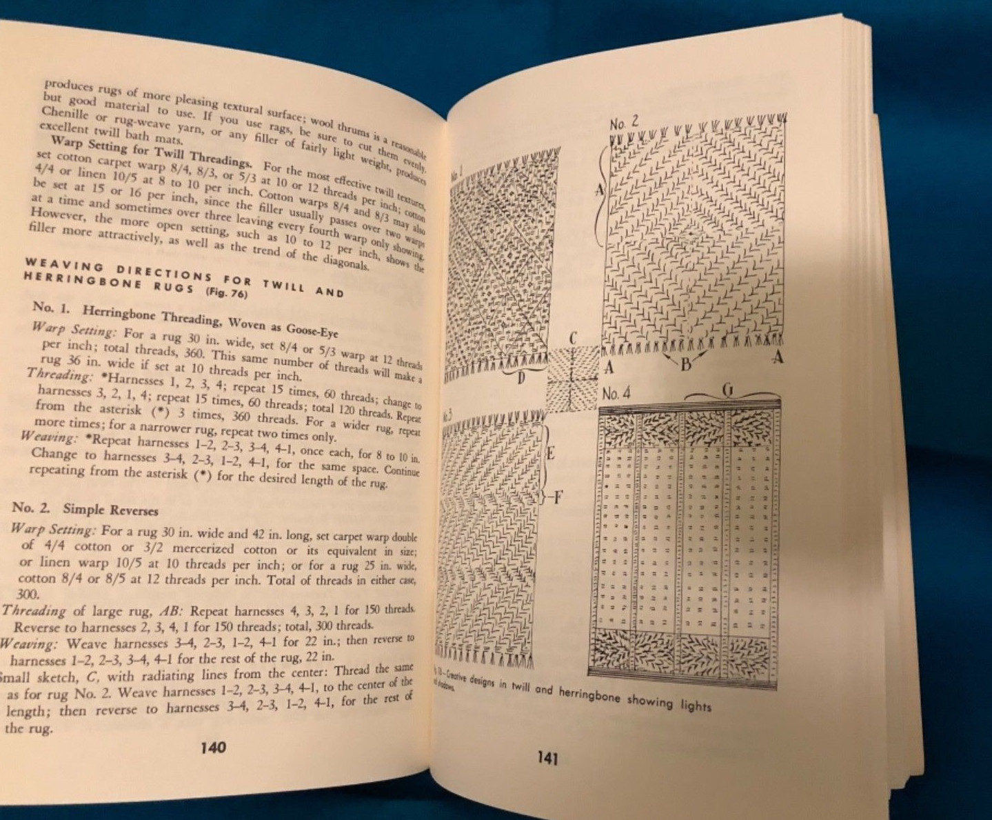 Designing & Making Handwoven Rugs Instructional Osma Gallinger Tod Softcover
