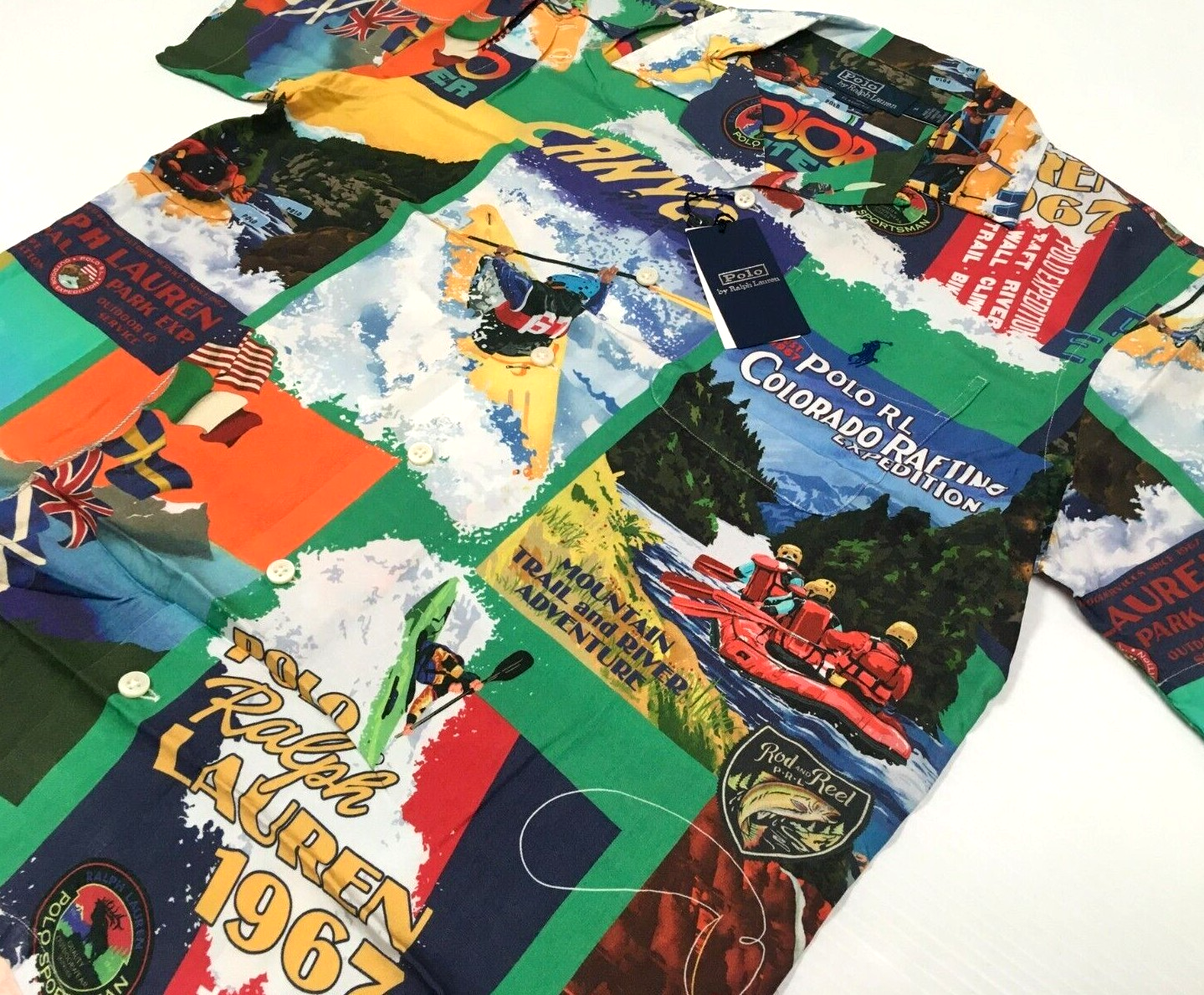 Polo Ralph Lauren Sportsman Kayak Expedition Shirt Stadium