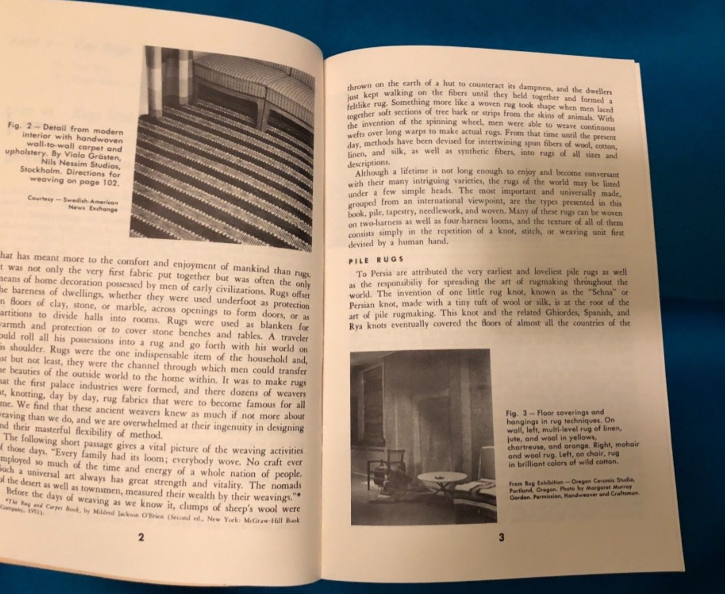 Designing & Making Handwoven Rugs Instructional Osma Gallinger Tod Softcover