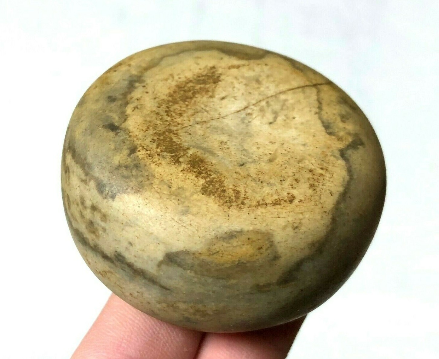 PHENOMENAL HARDSTONE DISCOIDAL HICKMAN CO., KY. AUTHENTIC ARROWHEAD ARTIFACT B7