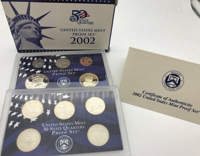 UPC 704785001053 product image for United States 2002 Proof Mint Set 50 State Quarters Usa - United States Kms | upcitemdb.com