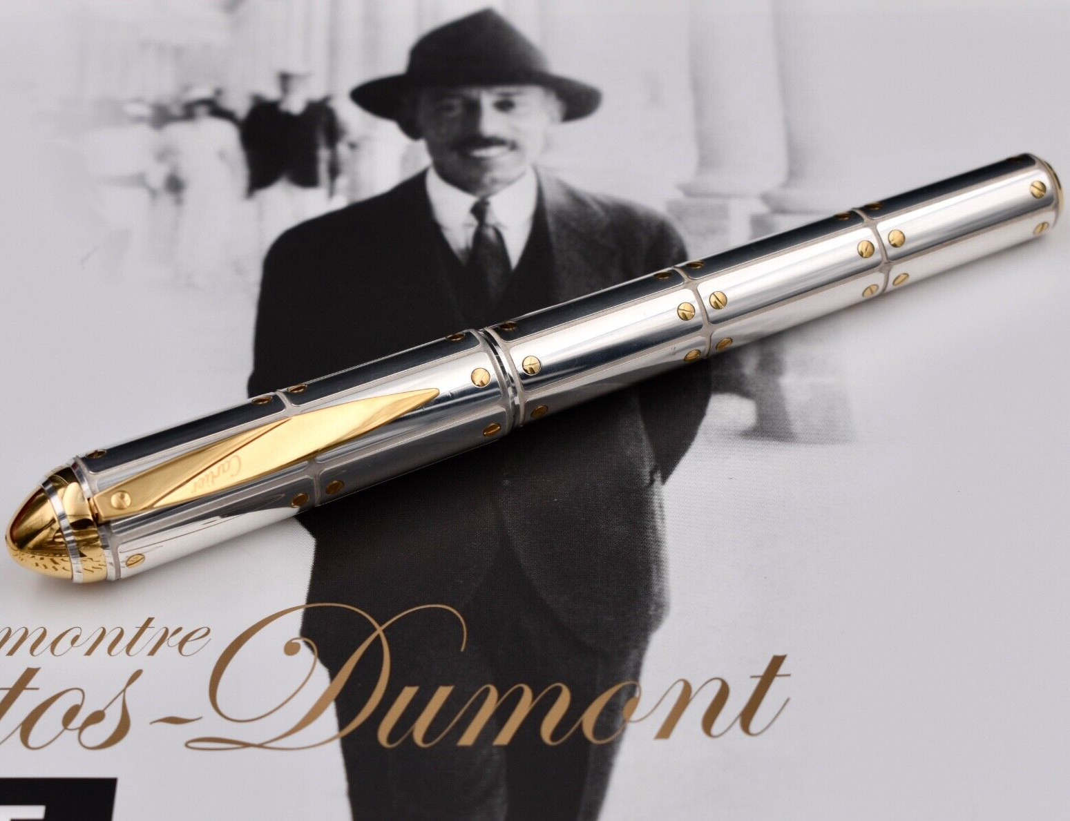 CARTIER Exceptional Santos Dumont Limited Edition 1906 Silver