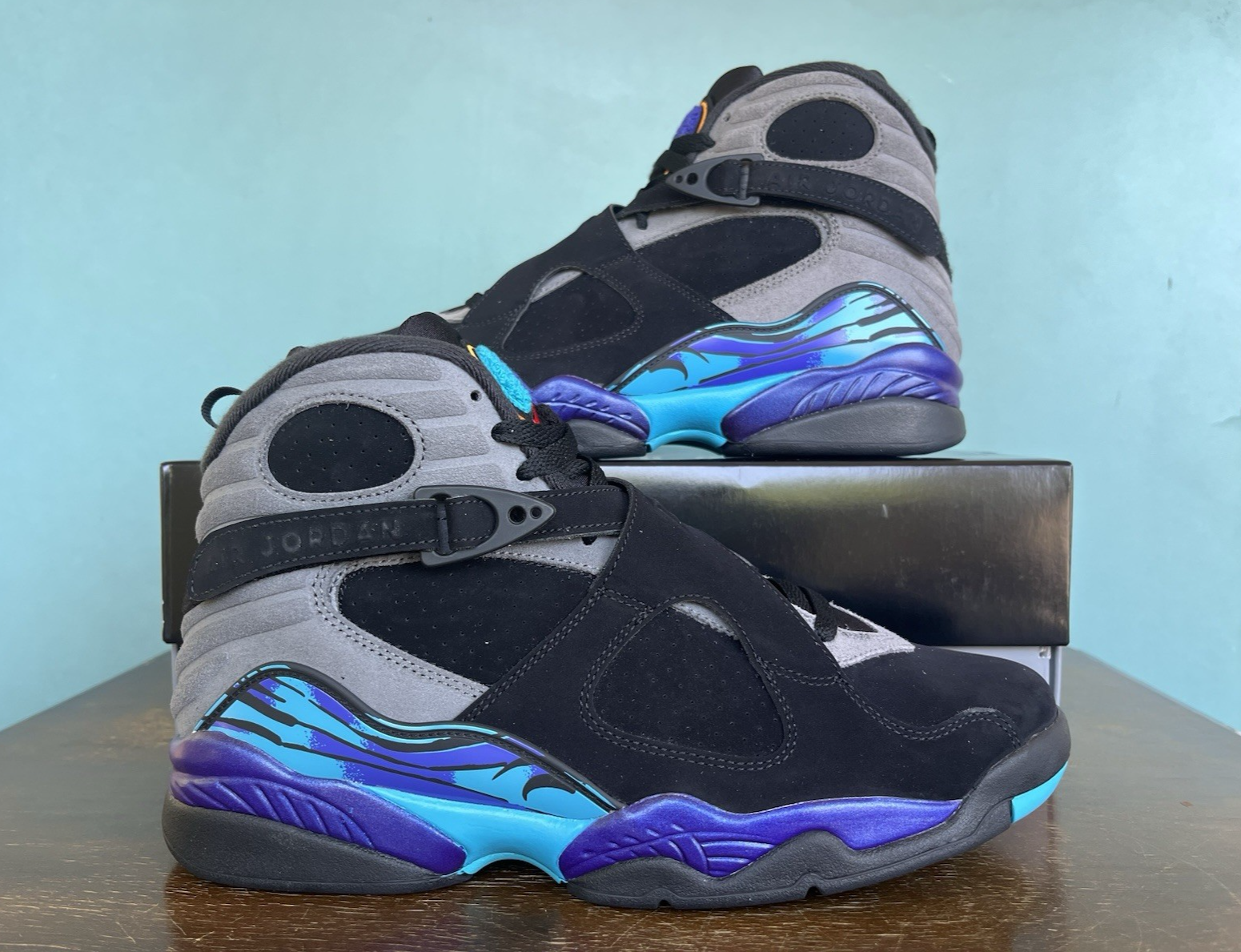 靴 nike Air Jordan 8 AQUA 2025 26cm SwiftSole - Air Jordan 8 Aqua (2025)
