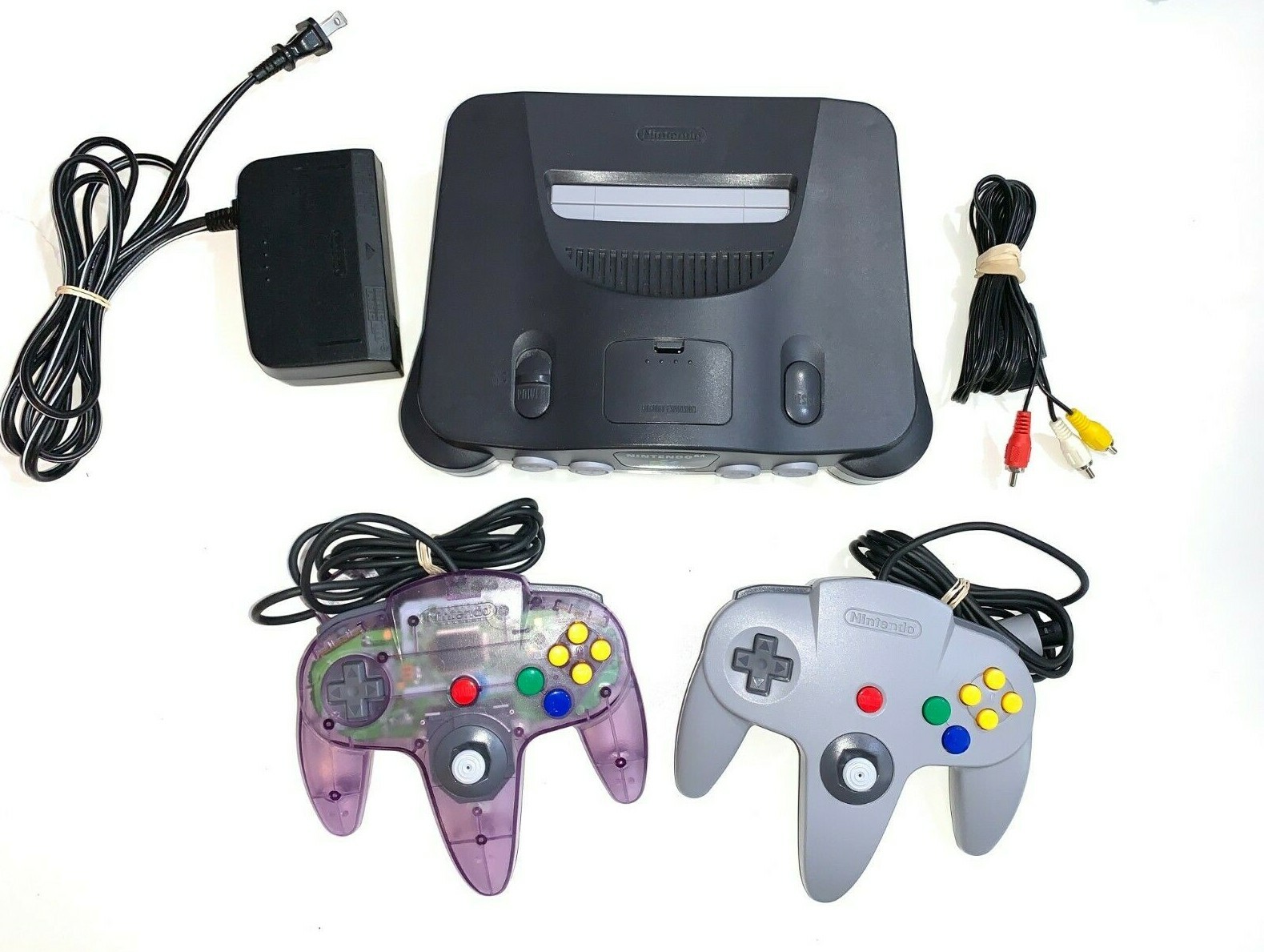 Nintendo 64 N64 Original System Console With 2 Original Nintendo 64 N64 Original System Console With 2 Original
