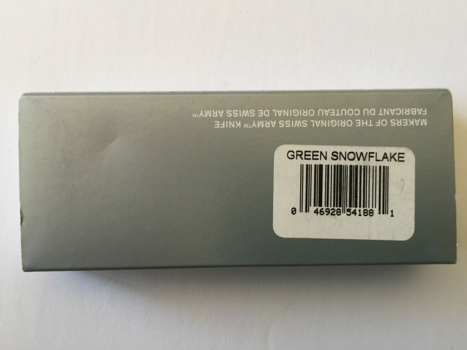 VICTORINOX KNIFE  SNOWFLAKE GREEN