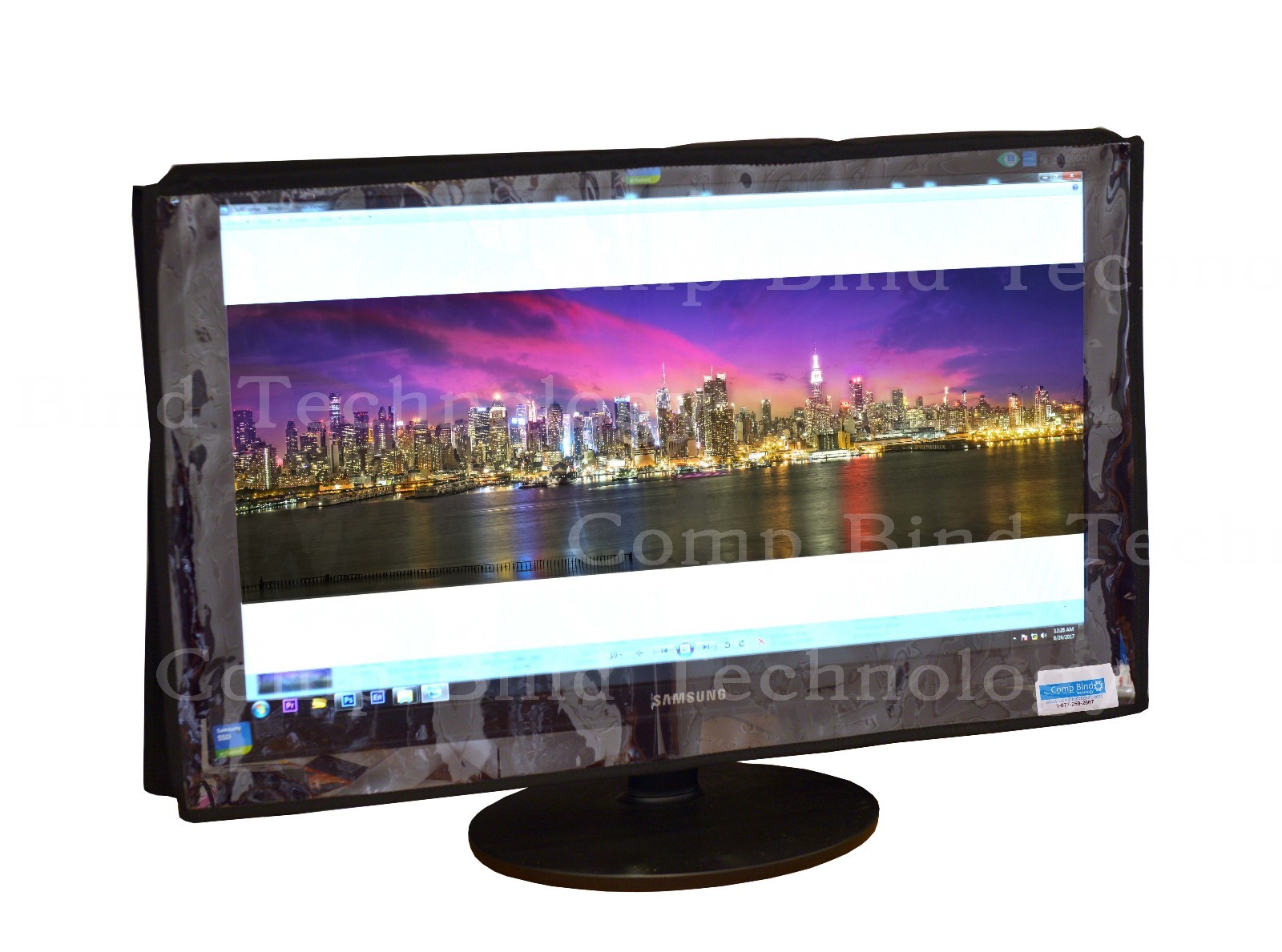 Housse Anti-poussière 3 Pièces Pour écran PC 19-32 Pouces – Protection Clavier, Unité Centrale, écran – Réutilisable - 8