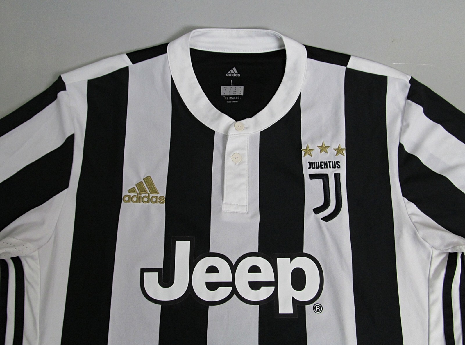 CR7 adidas Juventus ストライプシャツ Mサイズ CR7 adidas Juventus