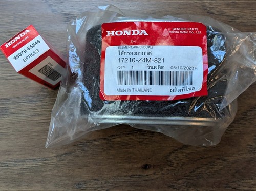 OEM Honda Air Filter Element AFZE18 GX160 GX200 Spark Plug