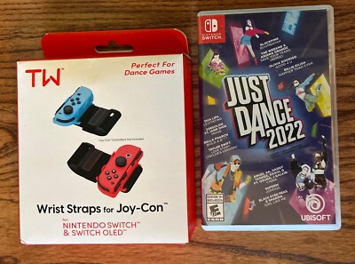 Just Dance 2022 Standard Edition - Nintendo Switch + Joy-Con Wrist Straps