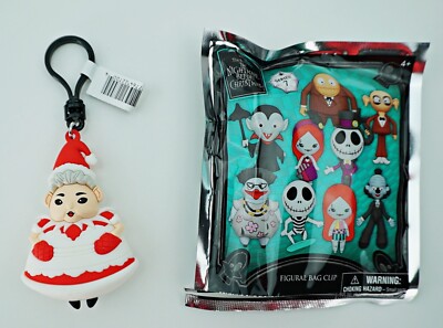 Nightmare Before Christmas Mrs. Claws Bag Clip Exclusive A 3D Figure Series 7