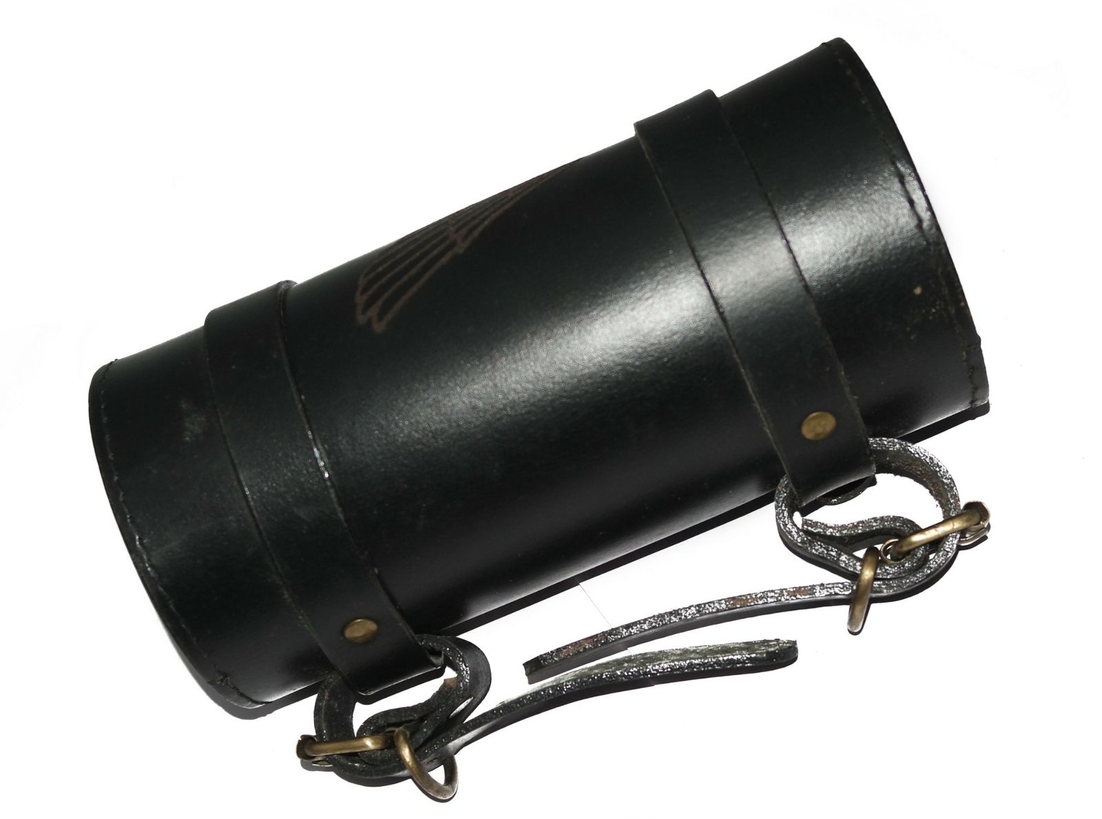 Universal Fork Bag Black For Honda Bikes Tool Round Saddlebag Handlebar 