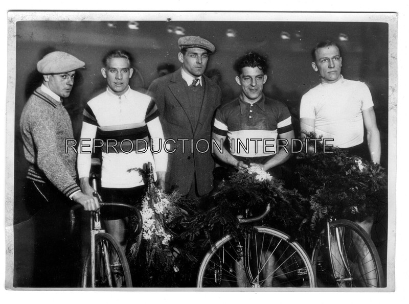 Photo 1930 -  Cyclisme - Jef Scherens - Avanti Martinetti - Willie Honemann