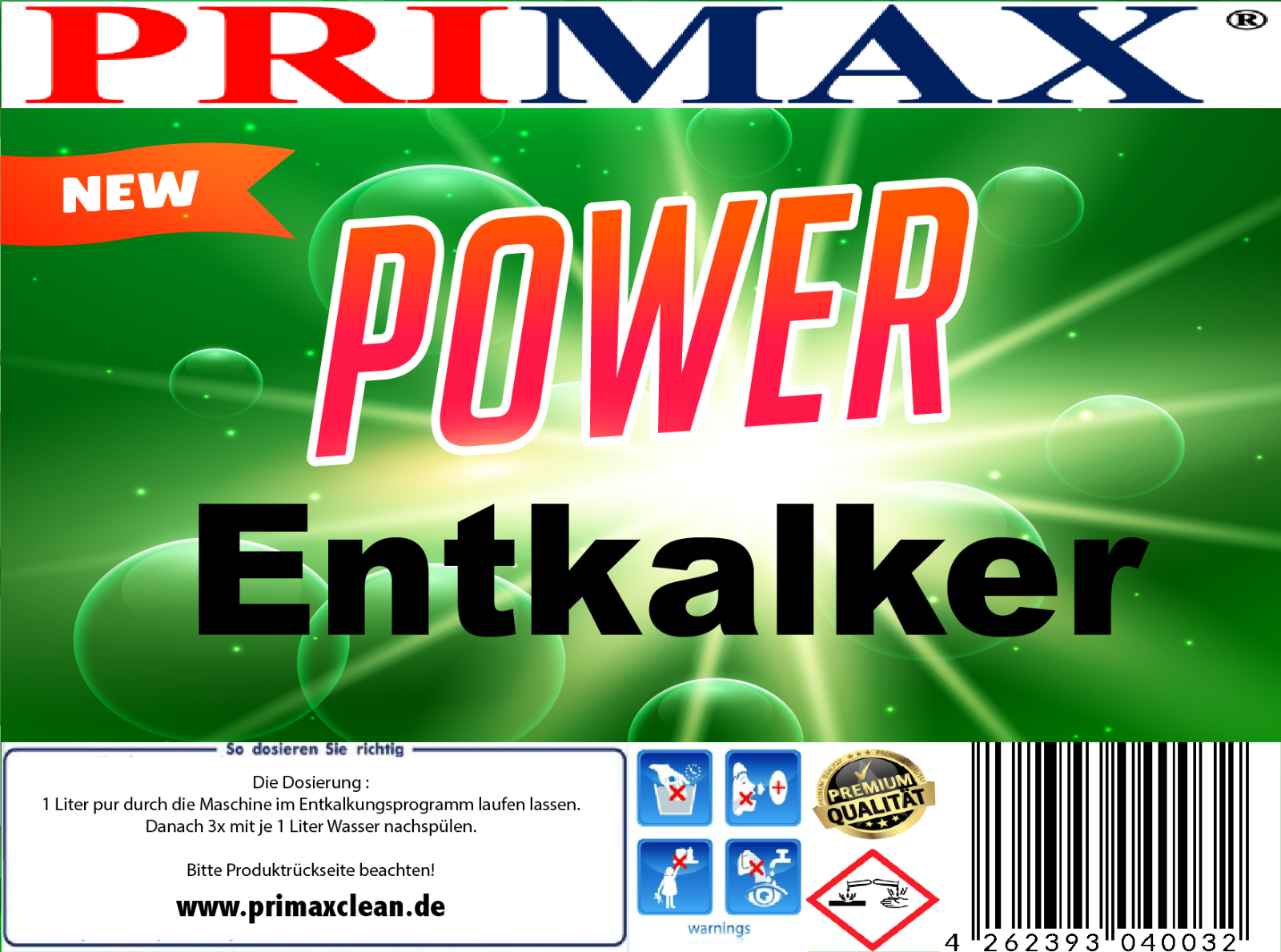 10L Entkalker Kaffeevollautomat kompatibel mit Delonghi Siemens Philips Seaco