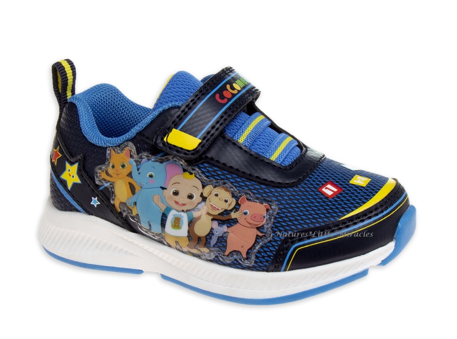 CoComelon Boys Light Up Athletic Tennis Shoes Sneaker CoComelon Boys Light Up Athletic Tennis Shoes Sneaker