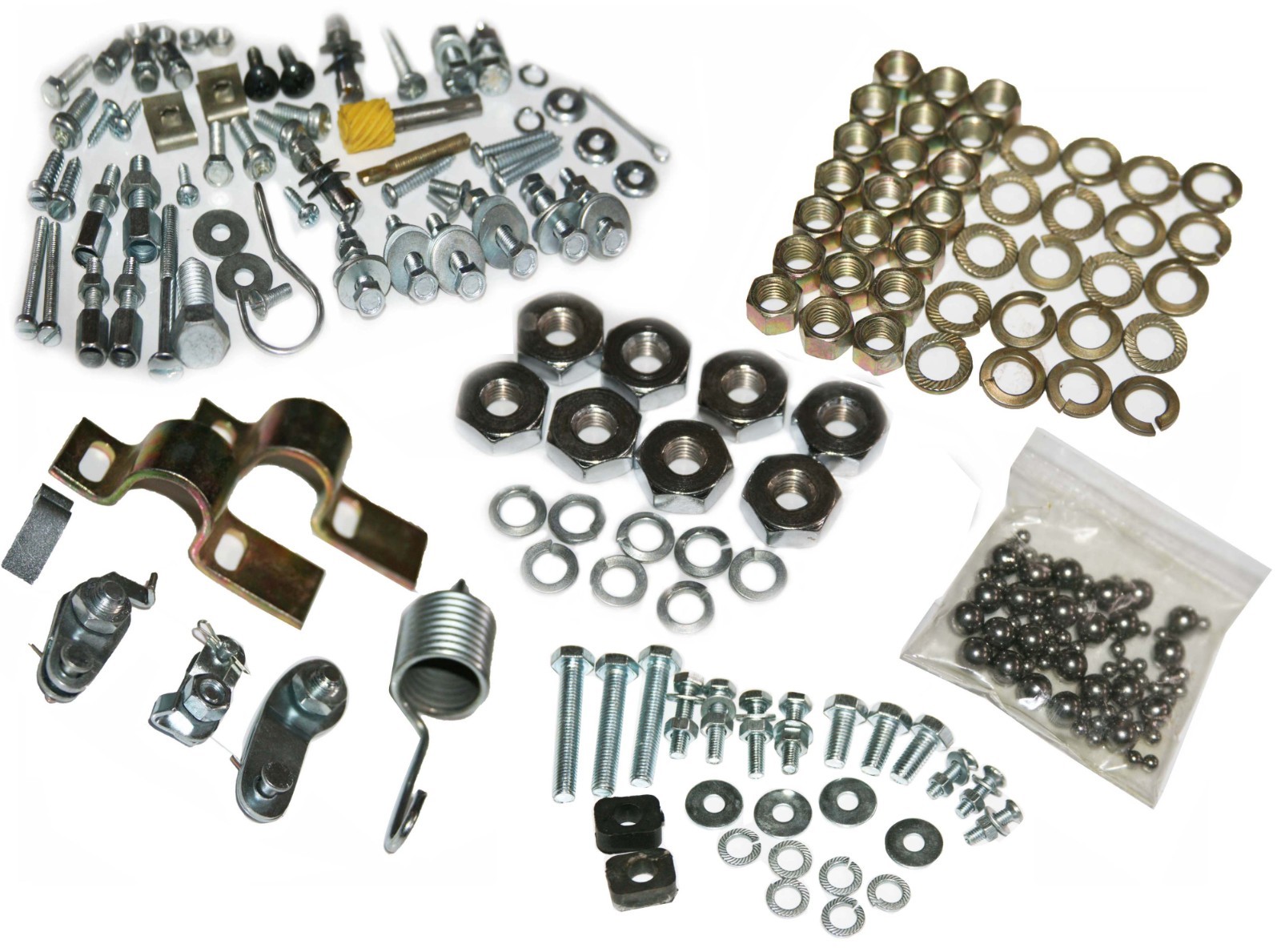 Complete Chassis Nut Bolt Repair Kit Vespa VBB VBA Bajaj Chetak Scooter
