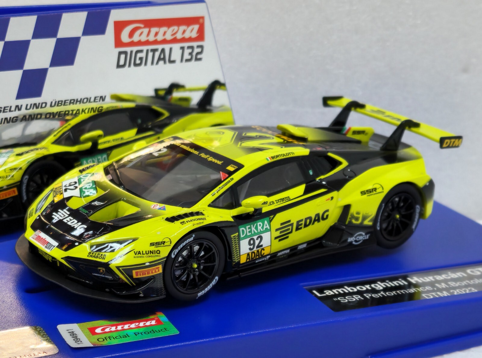 【新品】カレラ Carrera Lamborghini Huracan GT3 Carrera Slot Car Digital132 Lamborghini Huracán GT3 30918