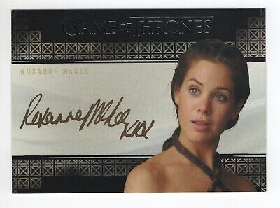 Game of Thrones InfleXions Roxanne McKee as Doreah autograph card