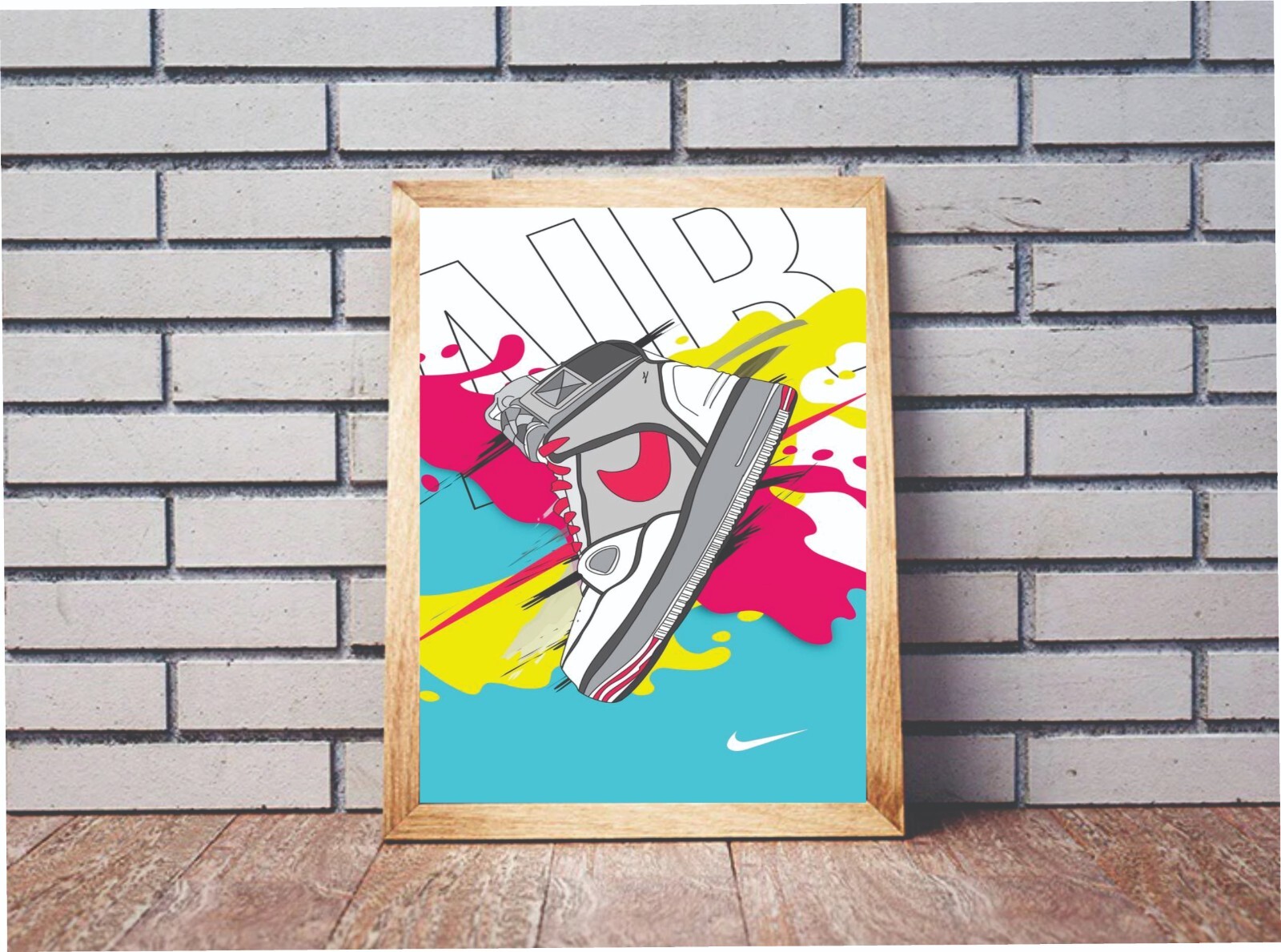 アートポスター ナイキ エキシビジョンポスター Nike Shoes
