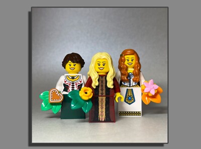 LEGO® Figuren CASTLE Ritter Burgfräulein Burgfrau Maid Maiden Maler Hofdamen