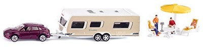Axis SIKU Porsche Cayenne with a caravan 1/55 SK2542
