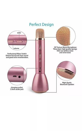Individual Karaoke Bluetooth Microphone Player Model K098