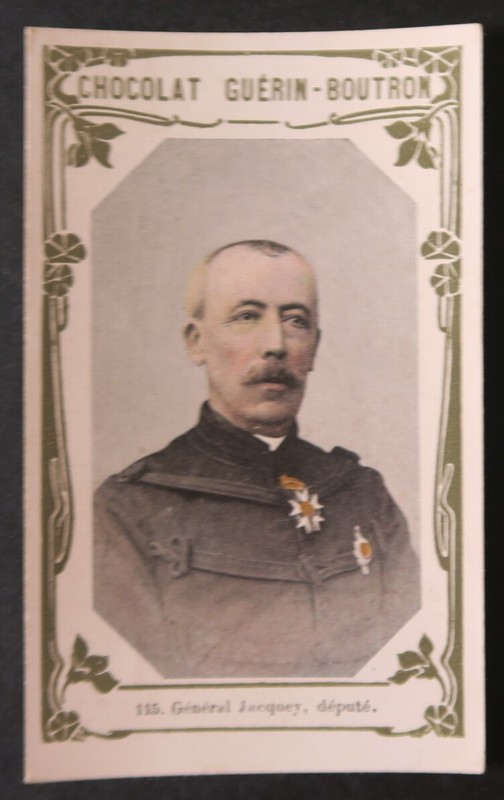 Chromo Image Guerin Boutron CÃ©LÃ©BritÃ©S GÃ©NÃ©Ral Jacquey DÃ©PutÃ© 115
