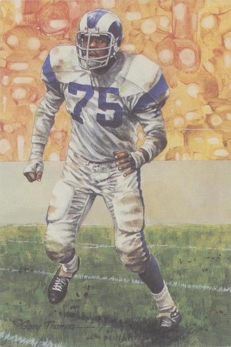 1989-Present Goal Line Art Pro Football Hall of Fame Collection Deacon Jones #72