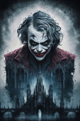 THE JOKER *2X3 FRIDGE MAGNET* BATMAN ARCHENEMY PSYCHOPATH HEATH LEDGER NEMESIS