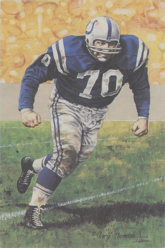 1989-Present Goal Line Art Pro Football Hall of Fame Collection Art Donovan #66