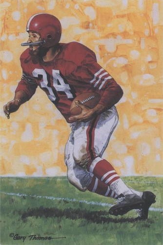 1989-Present Goal Line Art Pro Football Hall of Fame Collection Joe Perry #23