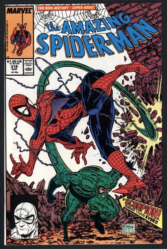 AMAZING SPIDER-MAN #318 8.0 // TODD MCFARLANE COVER ART