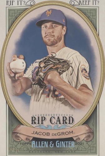 2021 Topps Allen & Ginter's - Jacob deGrom #BRC-JD